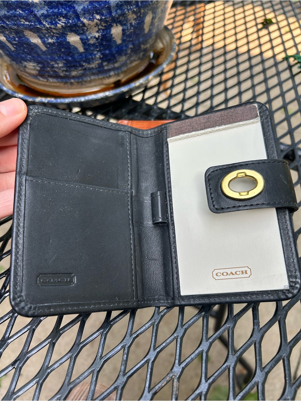 Coach Vintage Turn-Lock Notepad #6914 - Picture 3 of 10